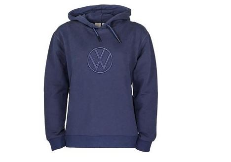 Kapuzen-Sweatshirt L, Damen, Dunkelblau, Volkswagen Kollektion