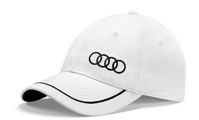 Unisex Baseballkappe, weiss